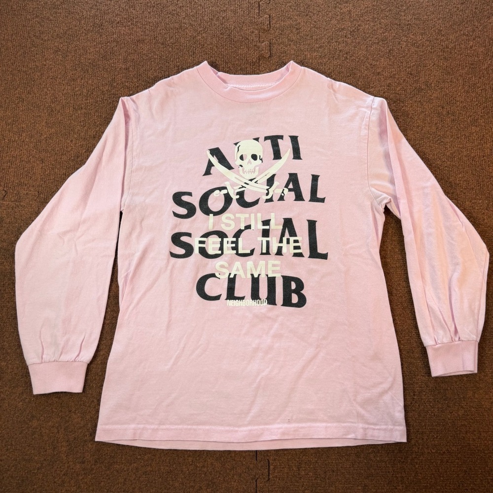 Anti Social Social Club Neighborhood Pnk Long Sleeve Shirt I Still Feel The Same